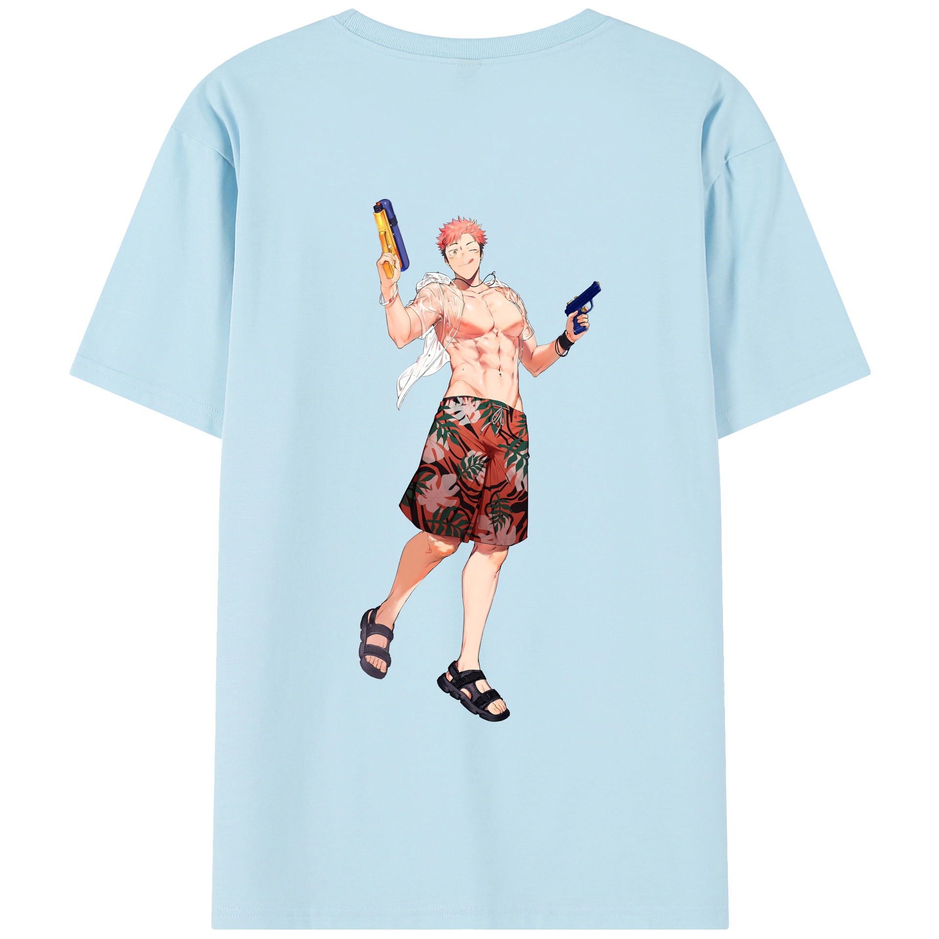 （画像用） 呪術廻戦 Jujutsu Kaisen 綿100％半袖Tシャツ（背面プリント）
